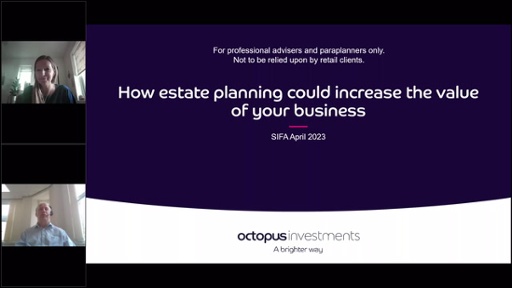 How intergenerational estate planning can increase the value of your business with Julie Greenwood of Octopus on April 24th 2023