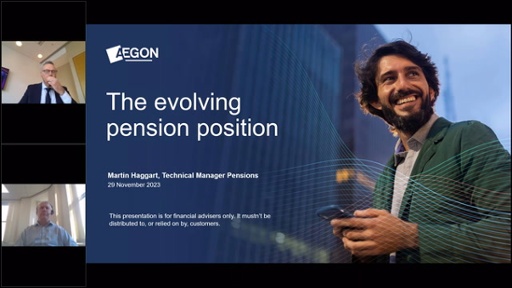 The Changing Pension Landscape – The Opportunities For 2024 And Beyond - Martin Haggart, Aegon