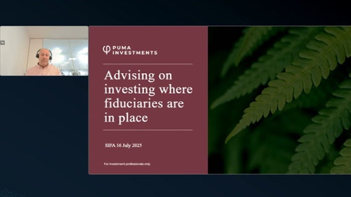 SIFA Webinar with Karen Sullivan from Puma Investments