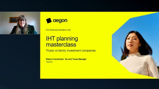 SIFA Webinar with Elaine Cruickshank from Aegon